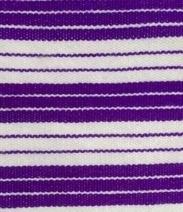 Fouta en laine d'été - violet intense – Image 4