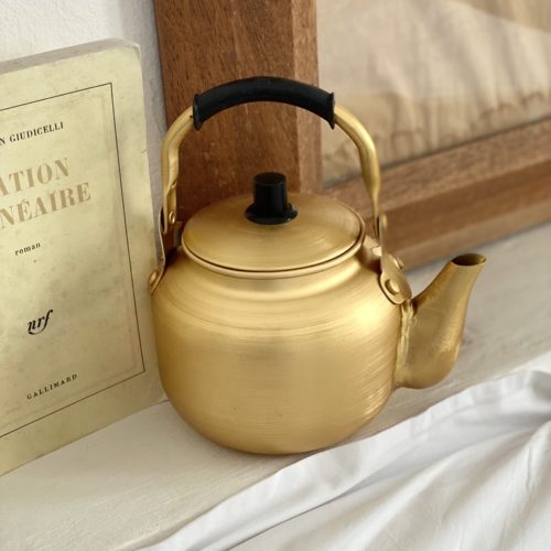 Théière dorée 1L