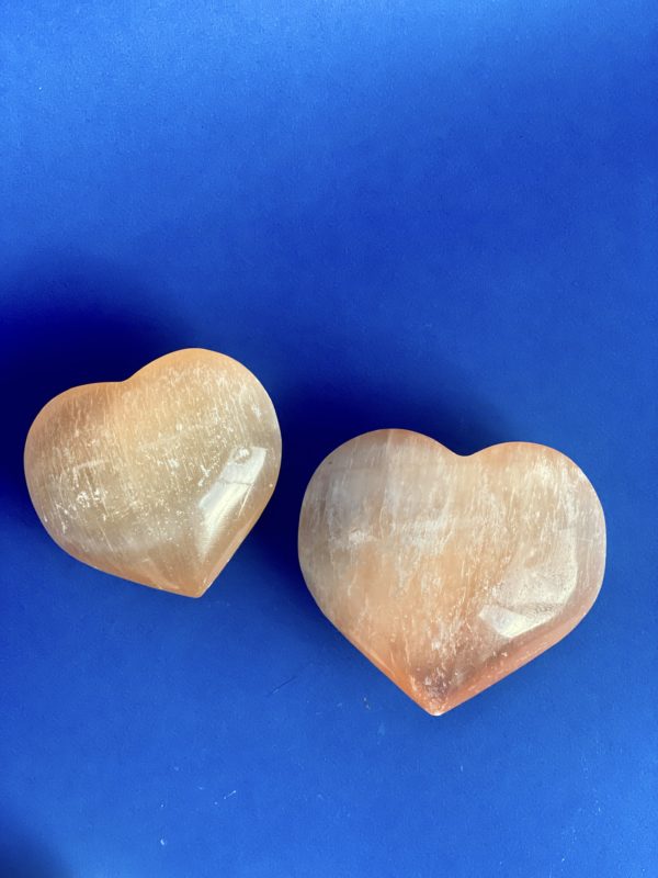 Coeur de sélénite orange – Image 2